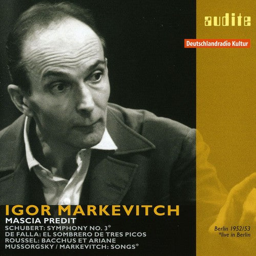the album cover for Schubert/Roussel/De Falla - Igor Markevitch 1