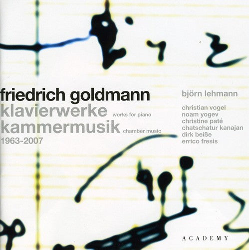 the album cover for F. Goldmann - Piano Works & Chamber Music 1963-2007