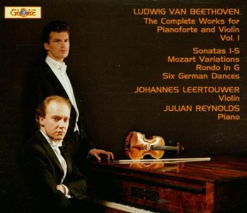 the album cover for Johannes Leertouwer - Complete Works for Pianoforte & Violin 1