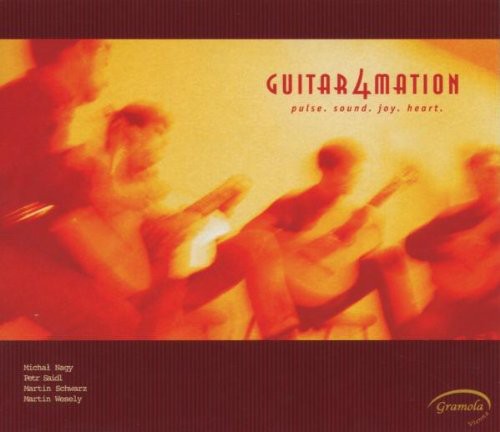 the album cover for Guitar4mation - Pulse Sound Joy Heart