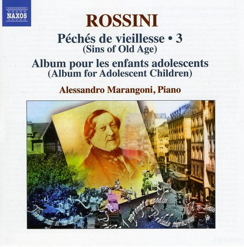 the album cover for Alessandro Marangoni - Complete Piano Music 3: Sins of Old Age
