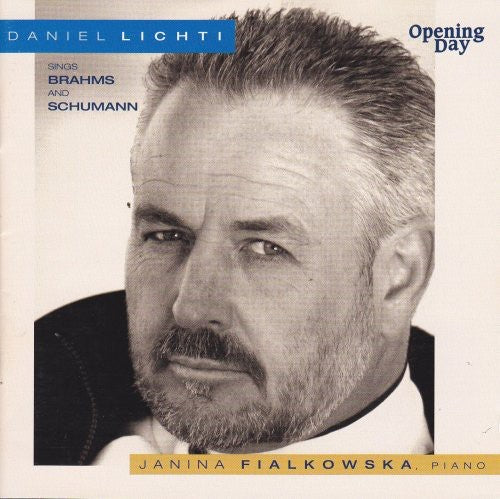 the album cover for Daniel Lichti - Daniel Lichti Sings Brahms & Schumann