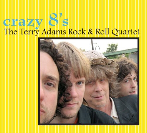 the album cover for Terry Adams Rock & Roll Quartet - Crazy 8s