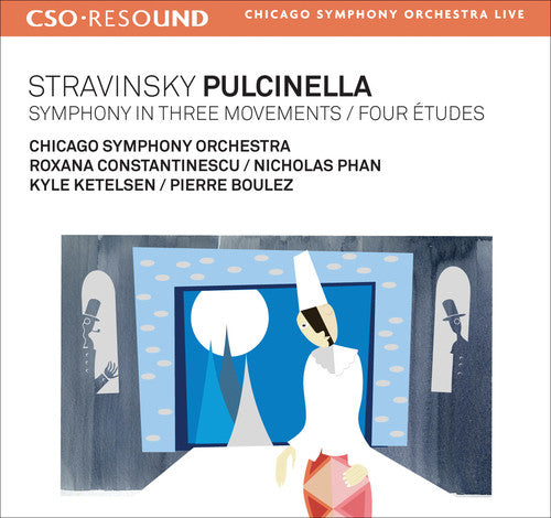 the album cover for Sparkwell - Pulcinella: Symphony in Three Movements / Four