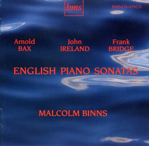 the album cover for Malcolm Binns - English Piano Sonatas