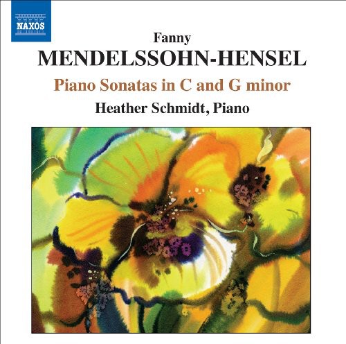 the album cover for Heather Schmidt - Piano Sonatas in C & G minor