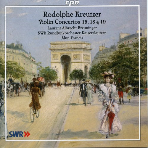 the album cover for Laurent Albrecht Breuninger - Violin Concertos 15 18 & 19