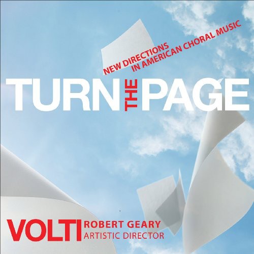 the album cover for Robert Geary - Turn the Page: New Directions in American Choral