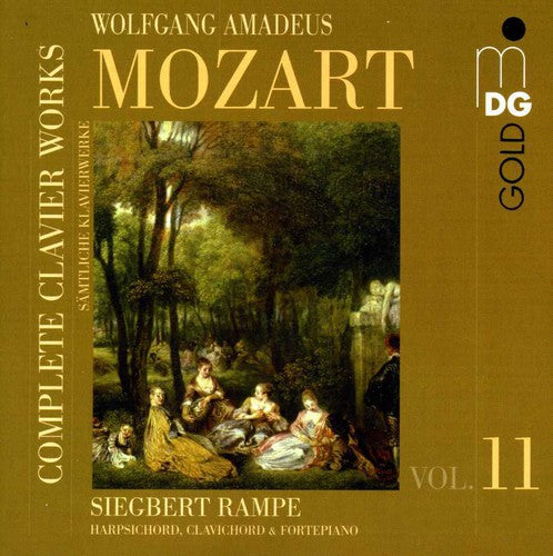 the album cover for W.A. Mozart - Complete Clavierworks 11