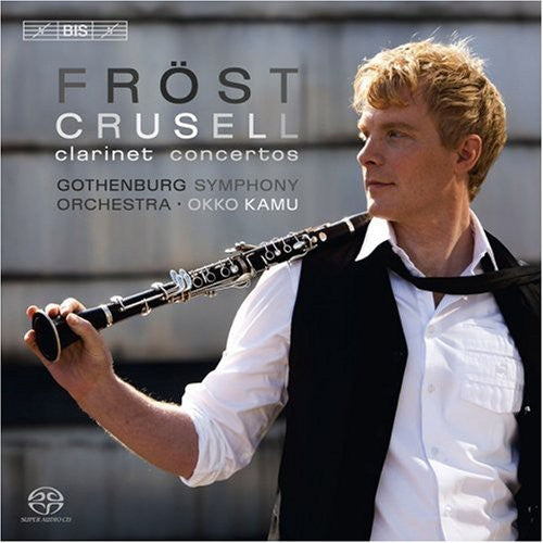 the album cover for Gothenburg Symphony Orchestra - Three Clarinet Concertos