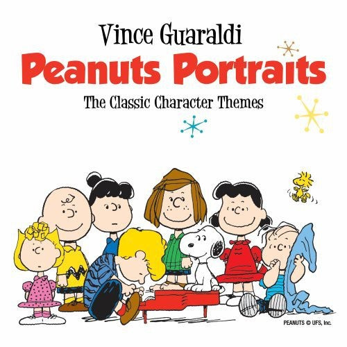 the album cover for Vince Guaraldi - Peanuts Portraits: Peanuts 60th Anniversary