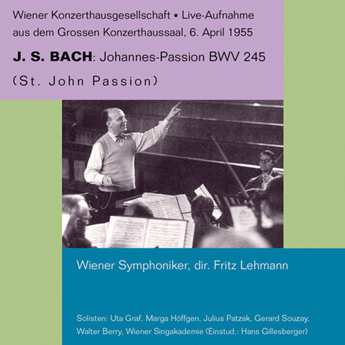 Bach,j.s. / Graf / Vso / Lehmann - St John Passion - Music CD