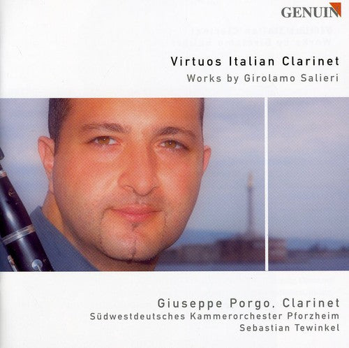 the album cover for Giuseppe Porgo - Virtuos Italian Clarinet