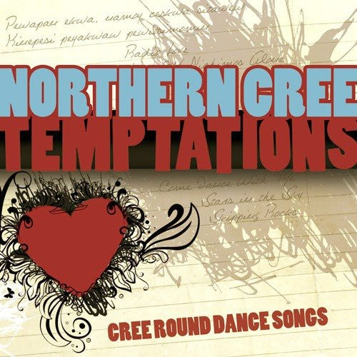 the album cover for Northern Cree - Temptations: Cree Round Dance Songs