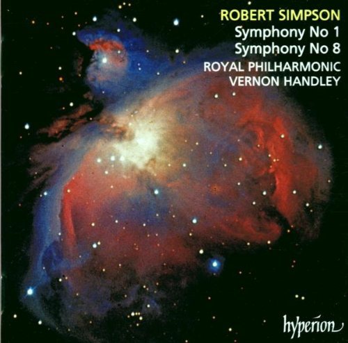the album cover for R. SIMPSON - Symphony 1 & 8