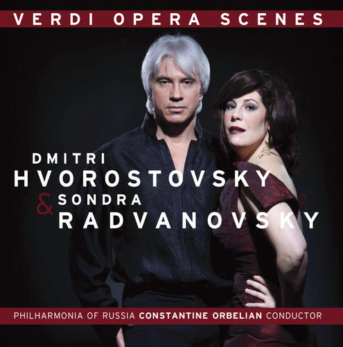 the album cover for Dmitri Hvorostovsky - Verdi Opera Scenes