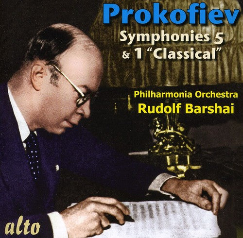 the album cover for The Philharmonia - Symphonies Nos. 5 & 1