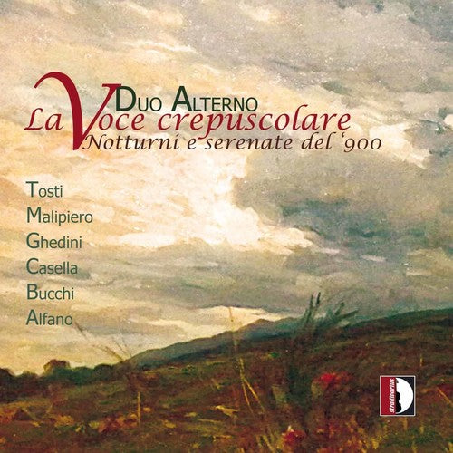 the album cover for Duo Alterno - La Voce Crepuscolare