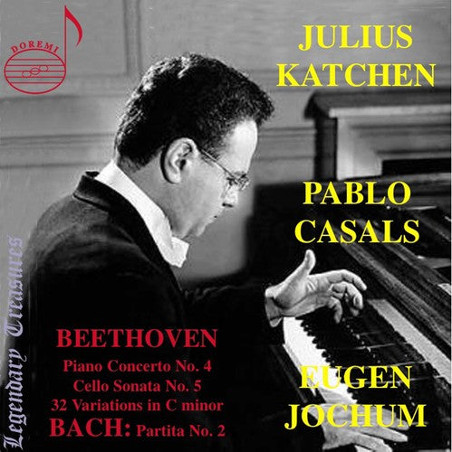 the album cover for Pablo Casals - Beethoven & Bach