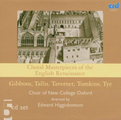 the album cover for Choir Of New College Oxford - Choral Masterpieces of the English Renaissance
