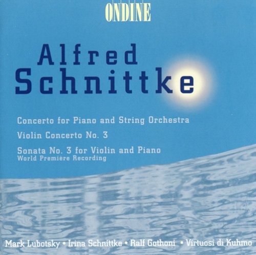 the album cover for Mark Lubotsky - Piano Concerto / Violin Concerto 3 / Sonata 3