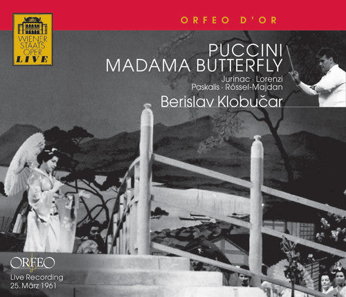the album cover for Berislav Klobucar - Madama Butterfly