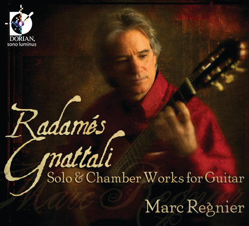 the album cover for Marc Regnier - Solo & Chamber Works for Guitar