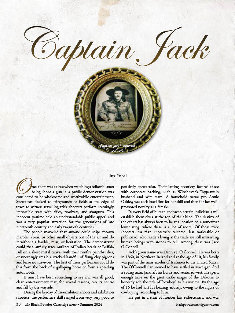 Black Powder Cartridge News - Summer 2024: PopeBallard Schuetzen Rifle Barrel No.236, Dr. Edward Maynard, Captain Jack, Smoke Of A .45, Rifle Clubs & More!