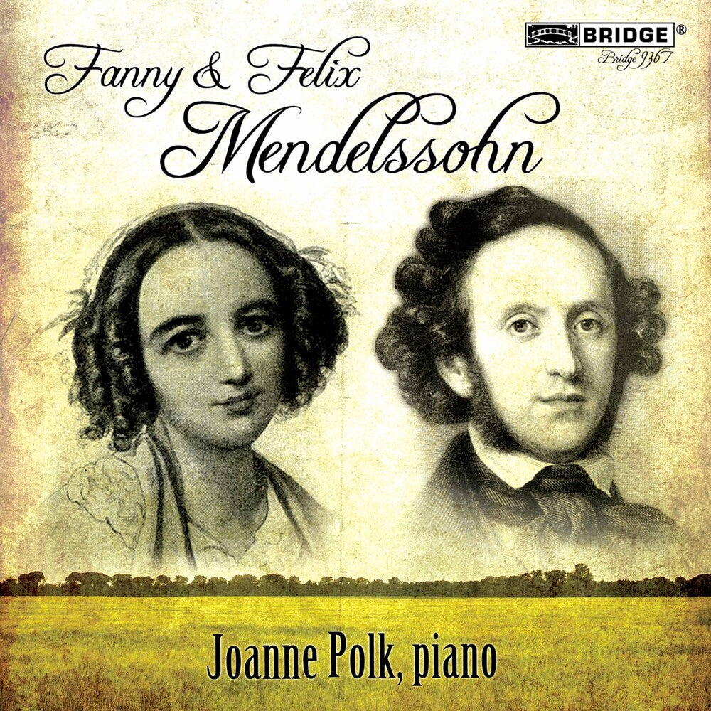 the album cover for Joanne Polk - Fanny & Felix Mendelssohn