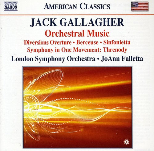 the album cover for J. Gallagher - Orchestral Music: Diversions Overture