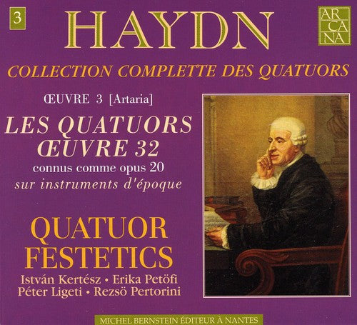 the album cover for Haydn / Quatuor Festetics - Collection Complete Des Quatuors 3