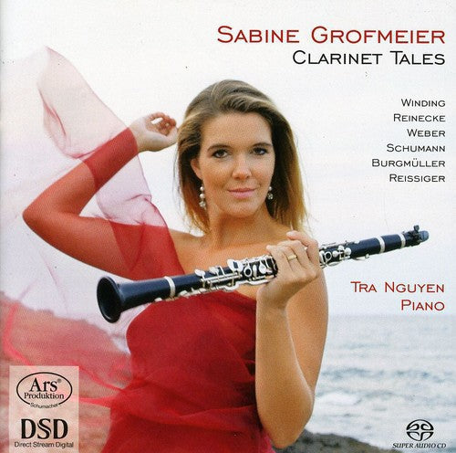 the album cover for Sabine Grofmeier - Clarinet Tales
