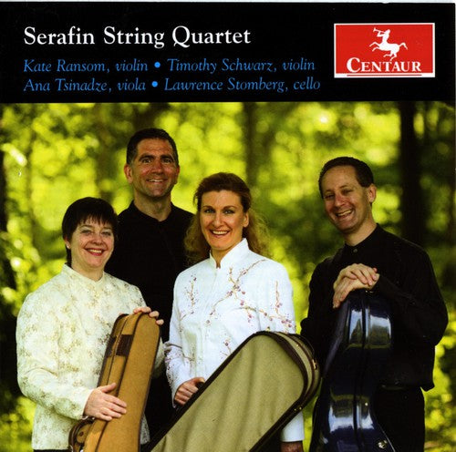 the album cover for Still/Dvorak/Gershwin - Serafin String Quartet