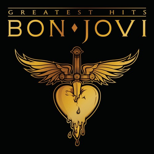 the album cover for Bon Jovi - Bon Jovi Greatest Hits