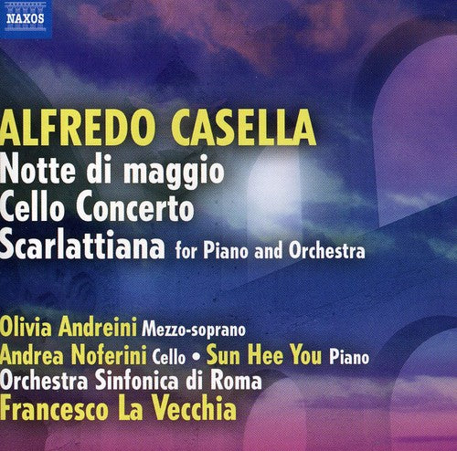 the album cover for G. MARTUCCI - Notte Di Maggio for Voice & Orch / Cello Cto