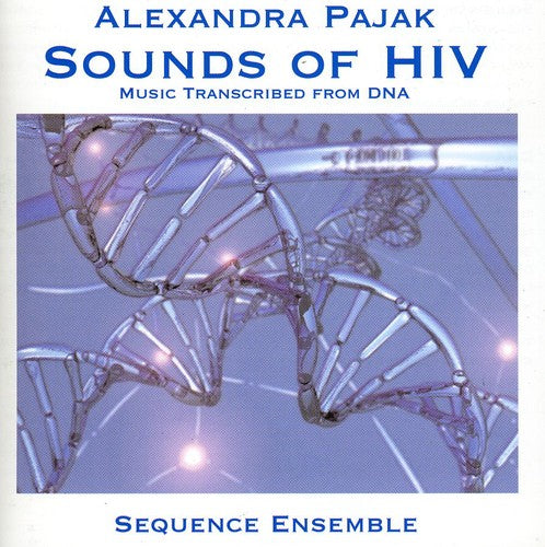 the album cover for The Sequence - Sounds of Hiv: Music Transcribed from DNA