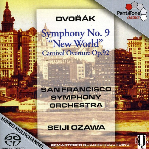 the album cover for A. DVORAK - Symphony 9 / Carnival Overture