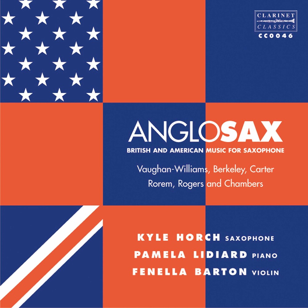 the album cover for Vaughan Williams / Horch / Lidiard / Barton - Anglosax: British & American Music For Saxophone