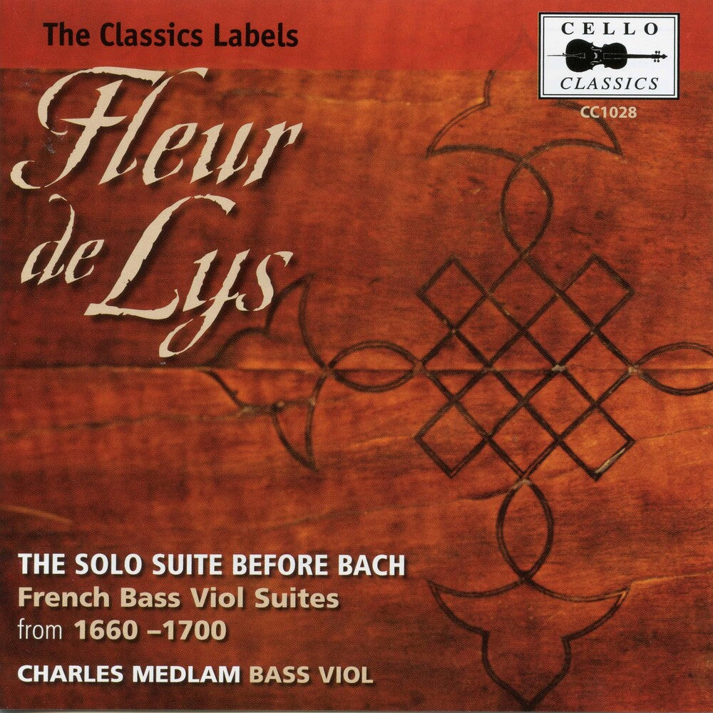 the album cover for Charles Medlam - Solo Suite Before Bach