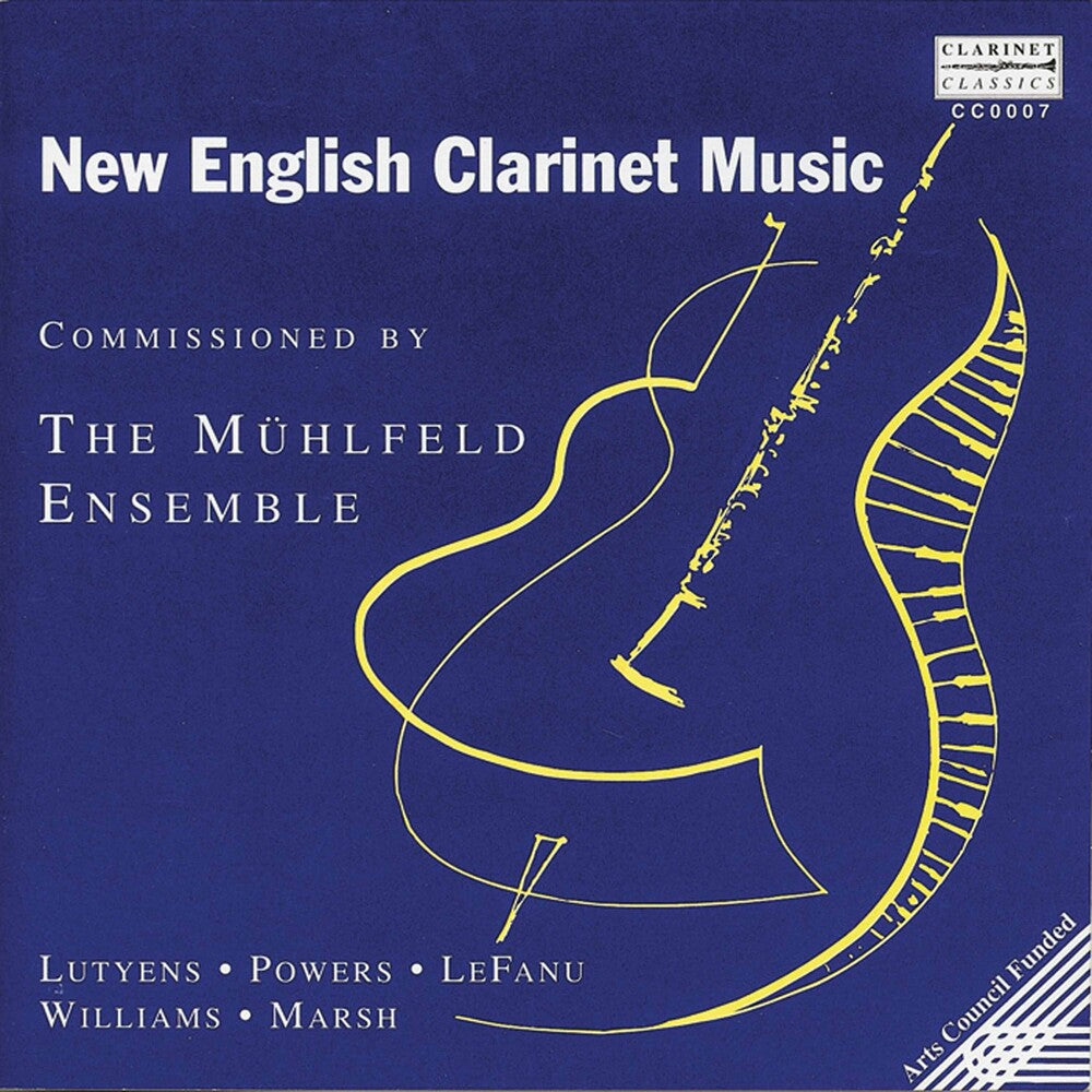 the album cover for Muhlfeld Ensemble - New English Clarinet Music