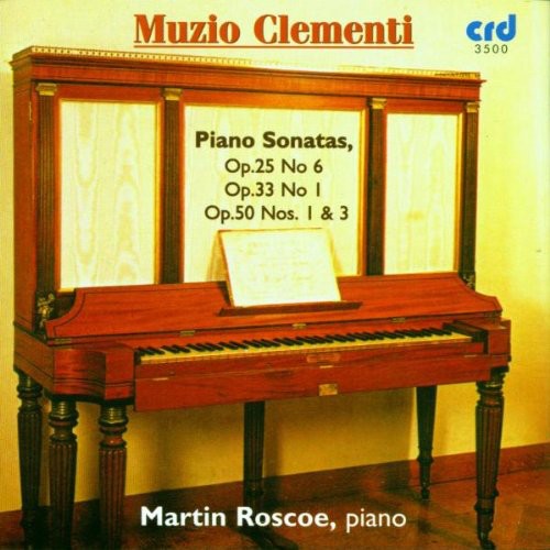 the album cover for Martin Roscoe - Piano Sonatas Op 25 No 6 / Op 33 No 1