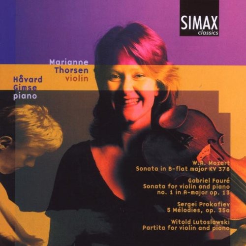 Mozart / Faure / Prokofiev / Gimse / Thorsen - Violin Sonata / Violin Sonata / 5 Melodies - Music CD