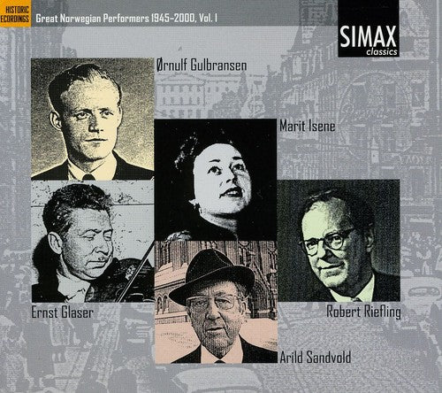 Gulbransen / Isene / Glaser / Riefling / Sandvold - Great Norwegian Performers 1: 1945-2000 - Music CD