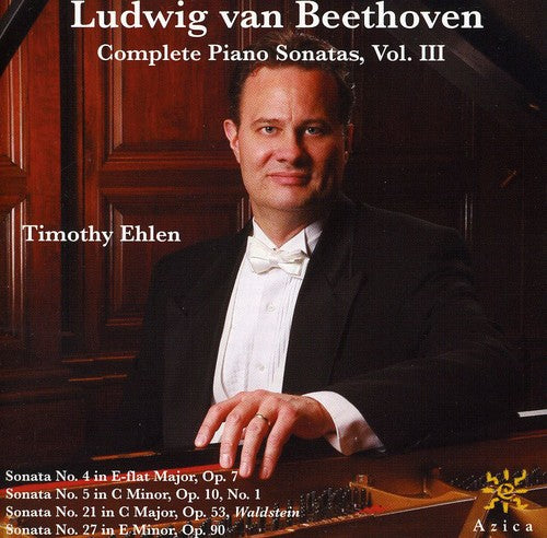 Ehlen,timothy / Beethoven - Complete Piano Sonatas 3 - Music CD