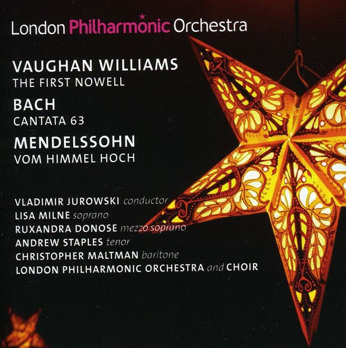 the album cover for Robert Young - First Nowell / Cantata 63 / Vom Himmel Hoch