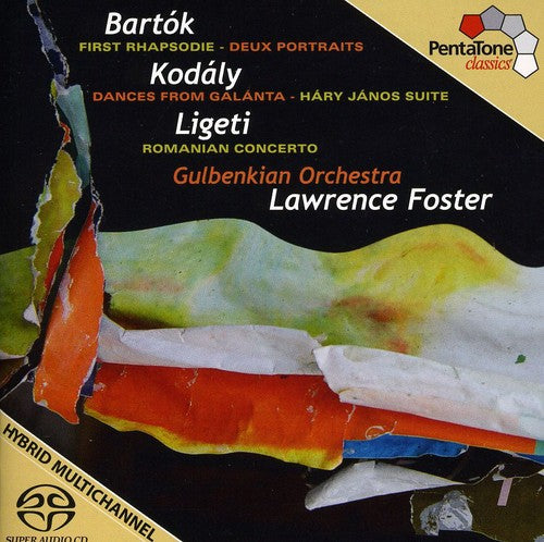 Bartok / Gulbenkian Orchestra / Foster - First Rhapsodie: Deux Portraits / Dances From - Super Audio CD