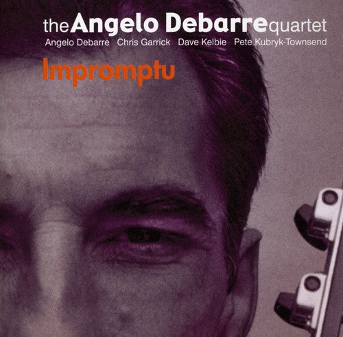 the album cover for Angelo Debarre Quartet - Impromptu