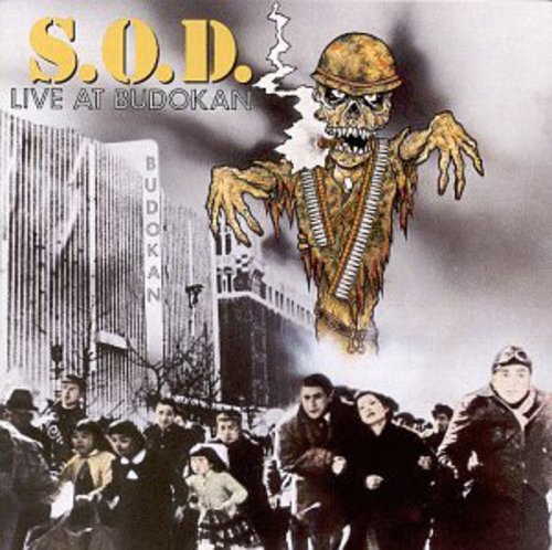 the album cover for Stormtroopers of Death (S.O.D.) - Live At Budokan