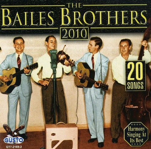 Bailes Brothers - 20 Songs - Music CD