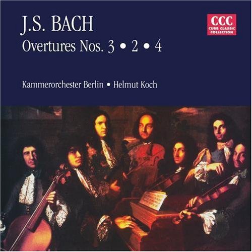 the album cover for Johann Bach Se - Overtures